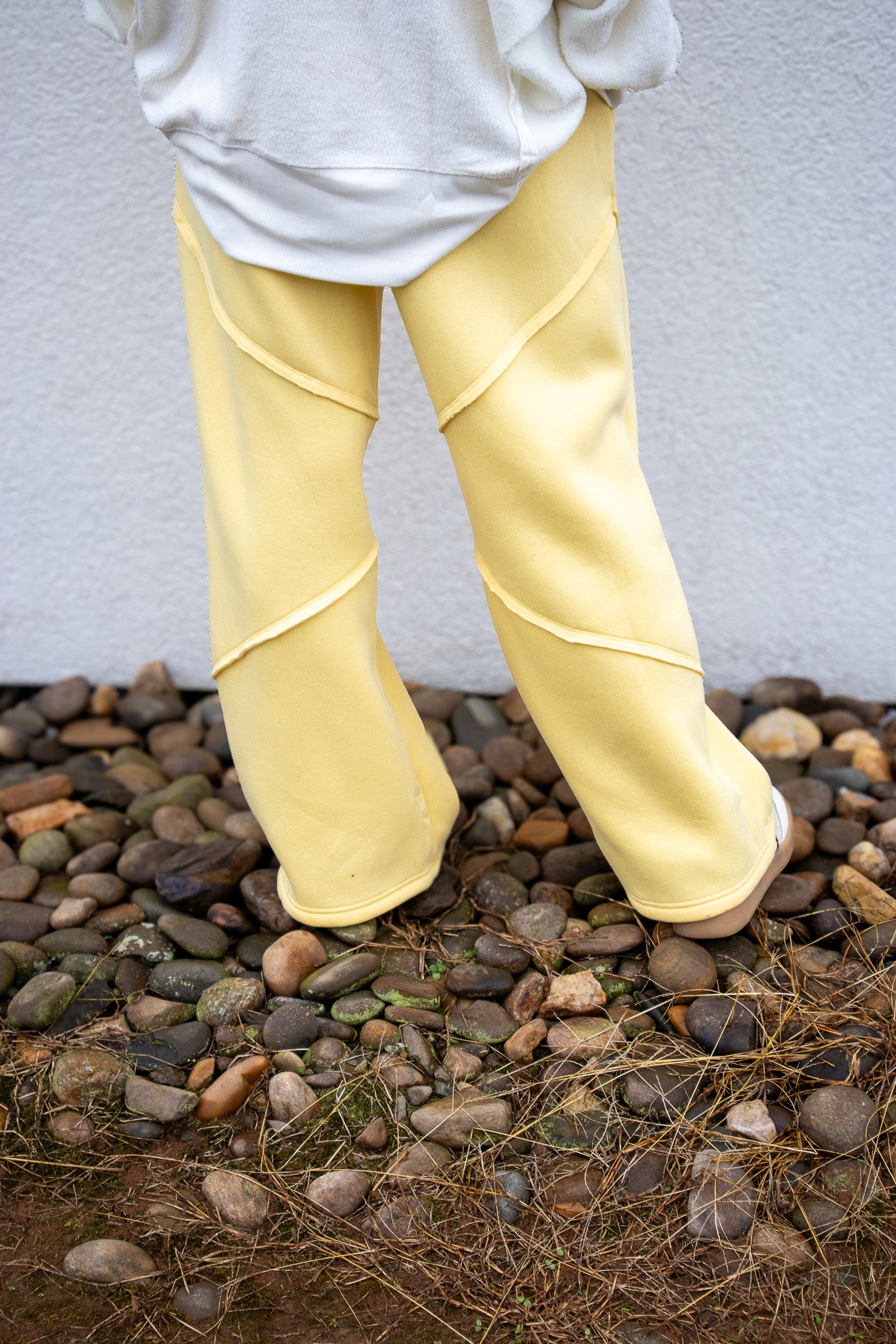 Lemon Drop Wide Leg Sweatpants