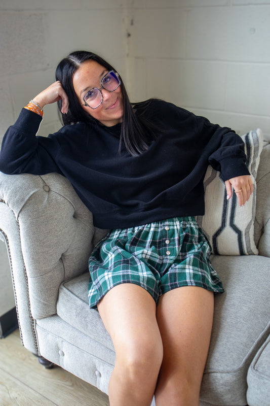 Soft Touch Pullover - BLACK