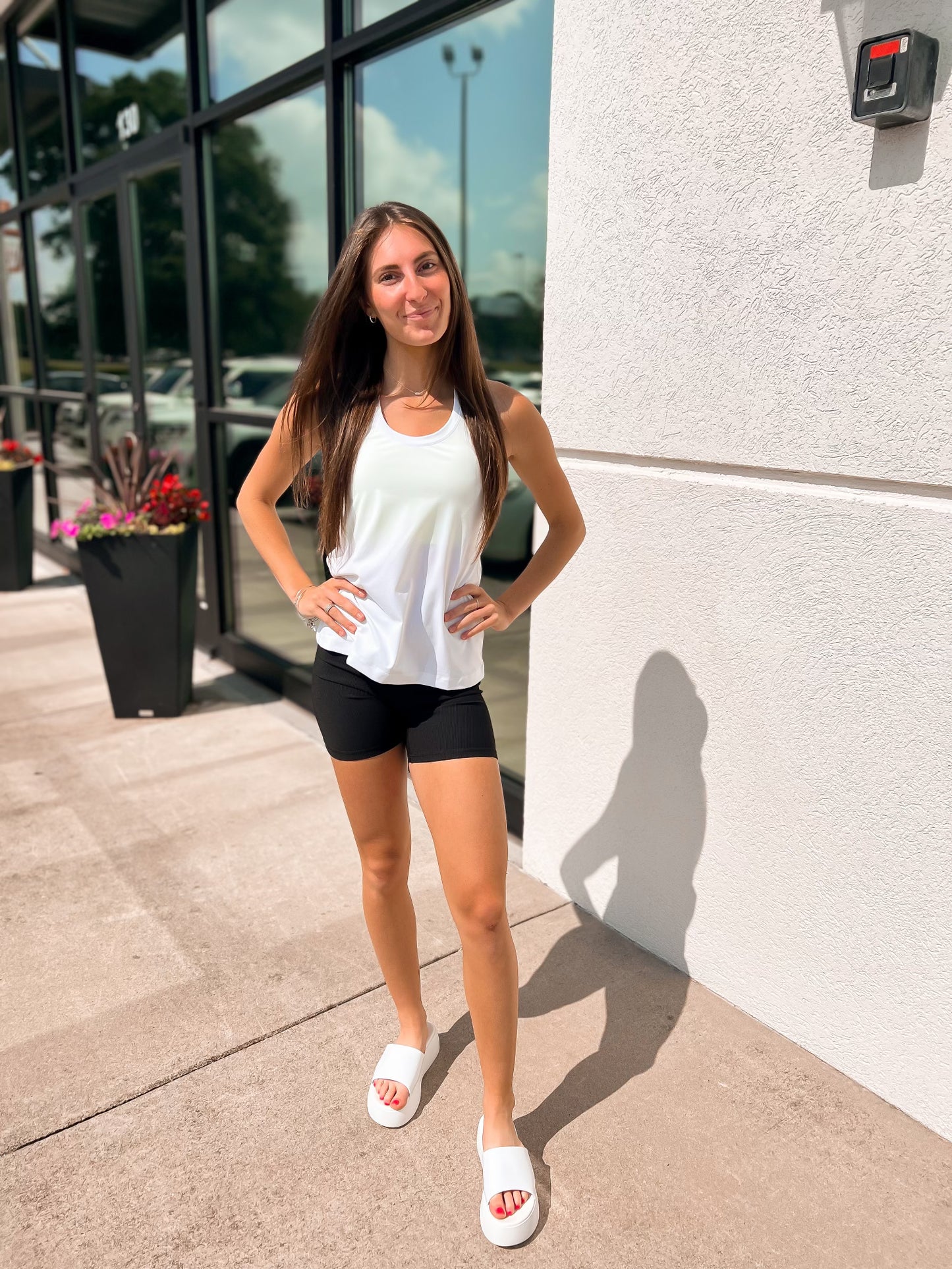 Swifty Racerback Tank - WHITE