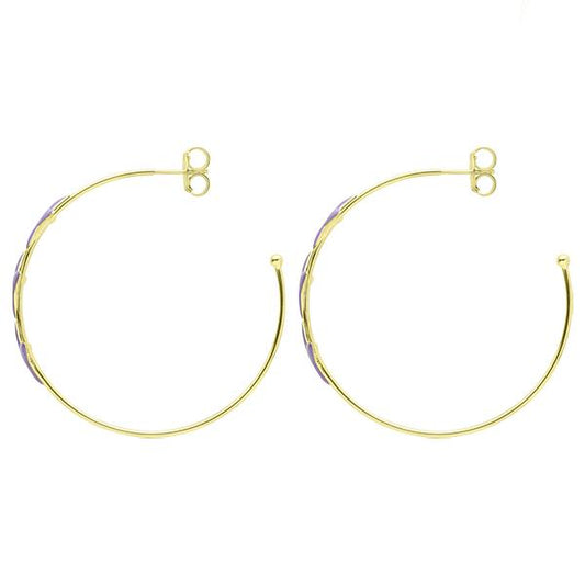 Sheila Fajl - Game Day Silvina Star Hoops - PURPLE