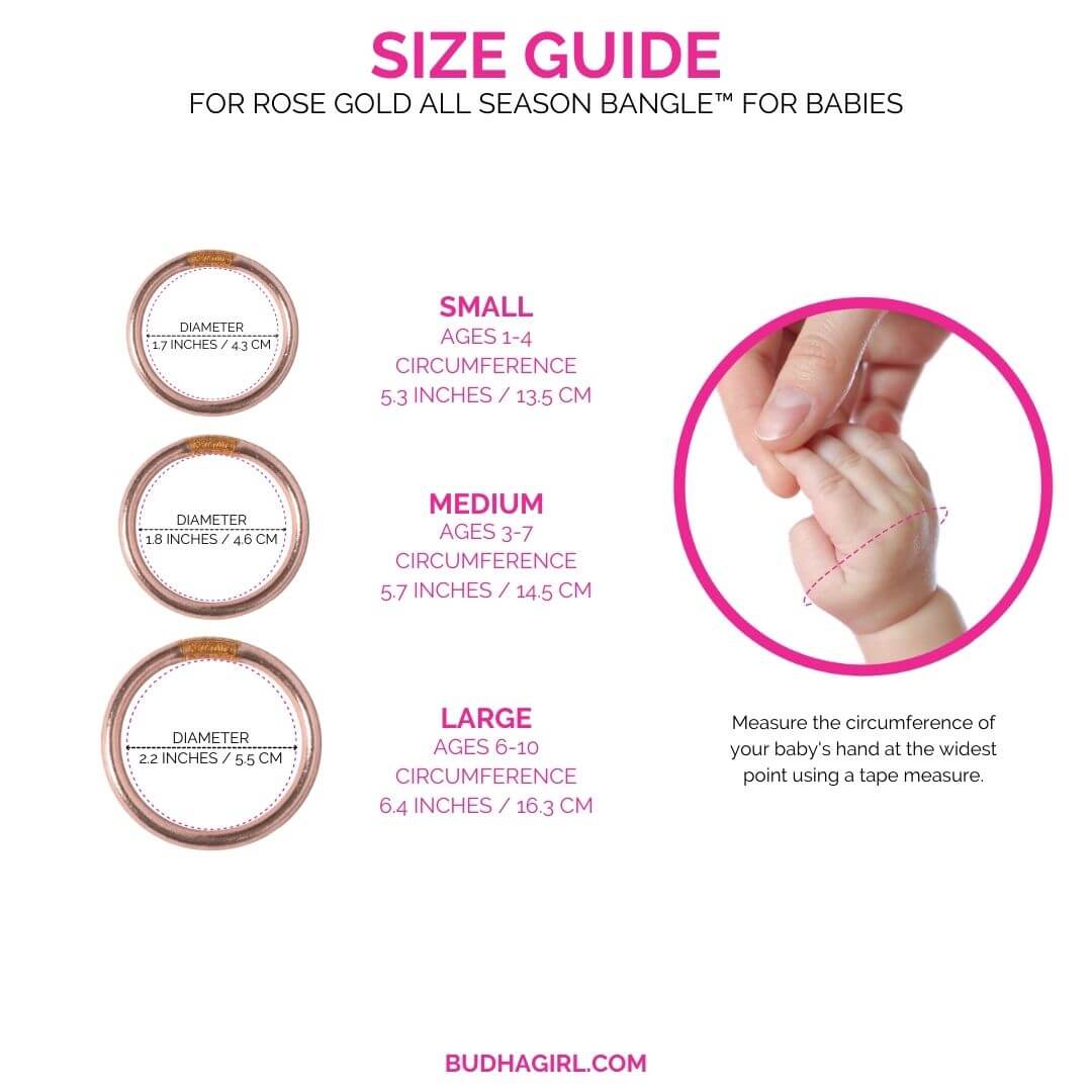 BuDhaGirl - ROSE GOLD - All Season Bangle™ (ASB™) for Kids