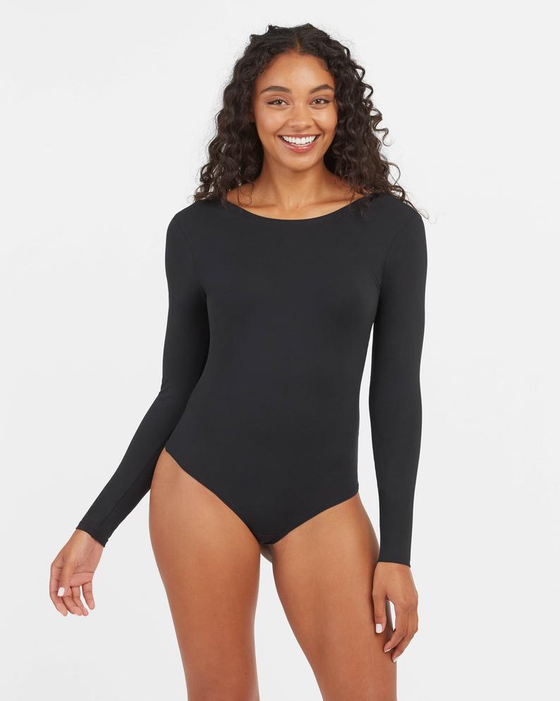 Spanx - Suit Yourself Long Sleeve Scoop Neck Bodysuit – Yes Doll Boutique  LLC