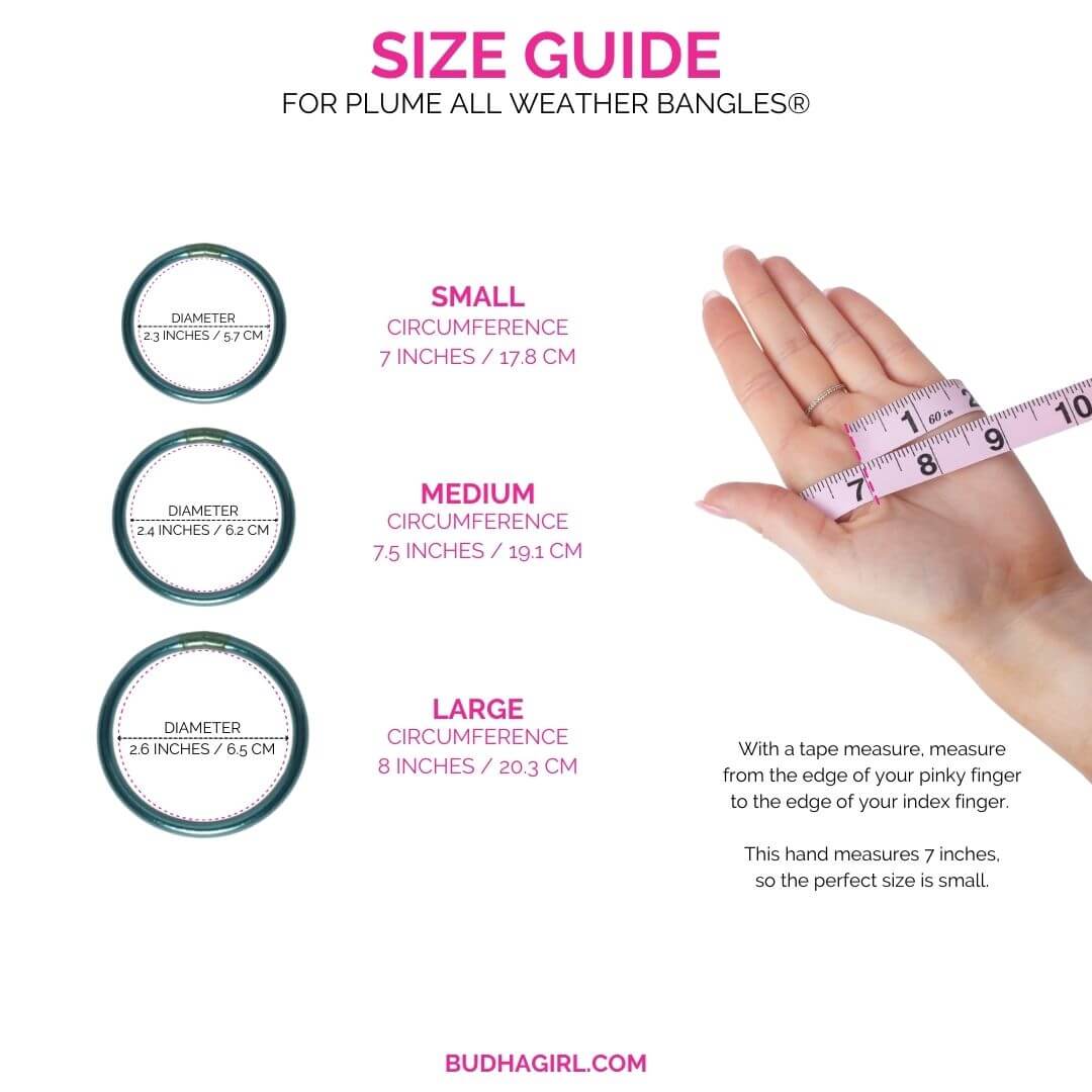 BuDhaGirl All Weather Bangle- PLUME