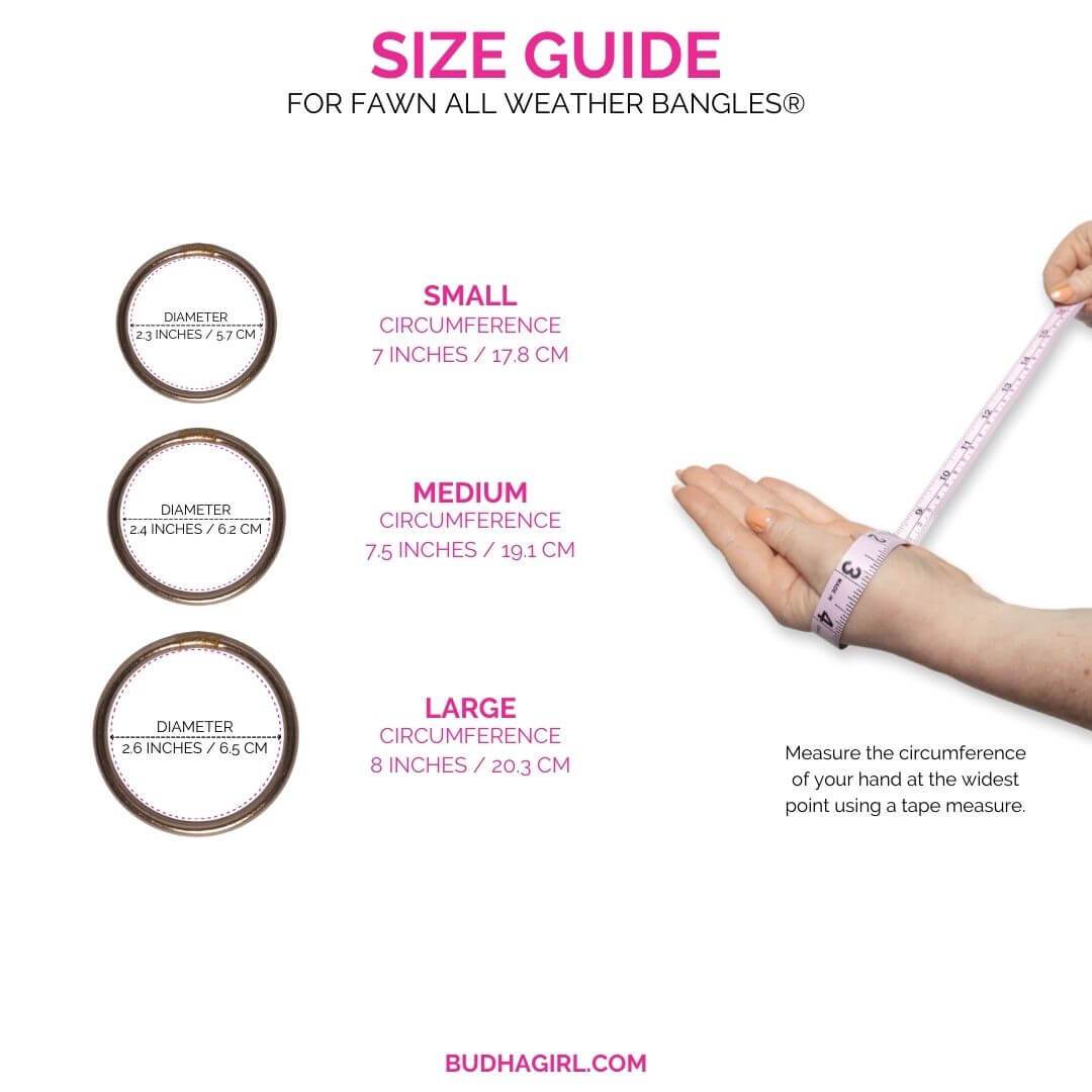 BuDhaGirl All Weather Bangles- FAWN