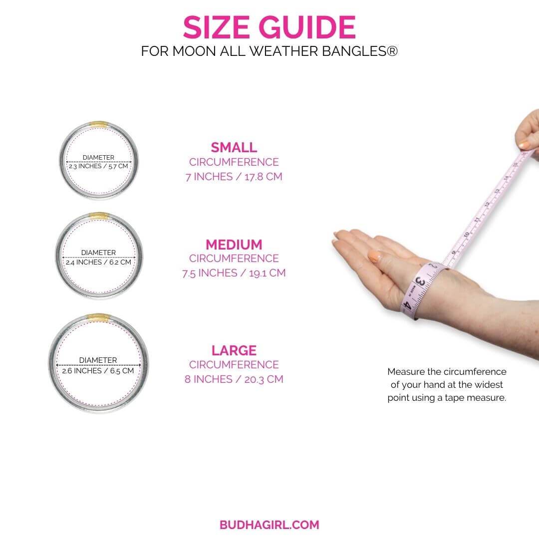 BuDhaGirl All Weather Bangle- MOON