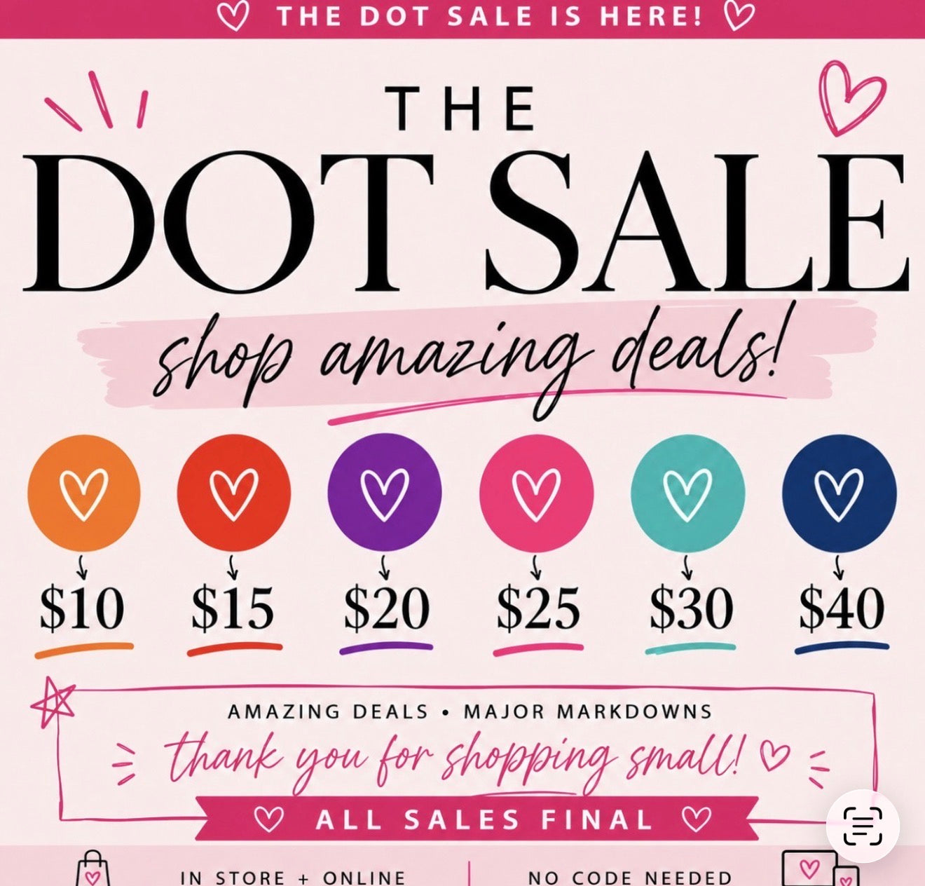 DOT SALE