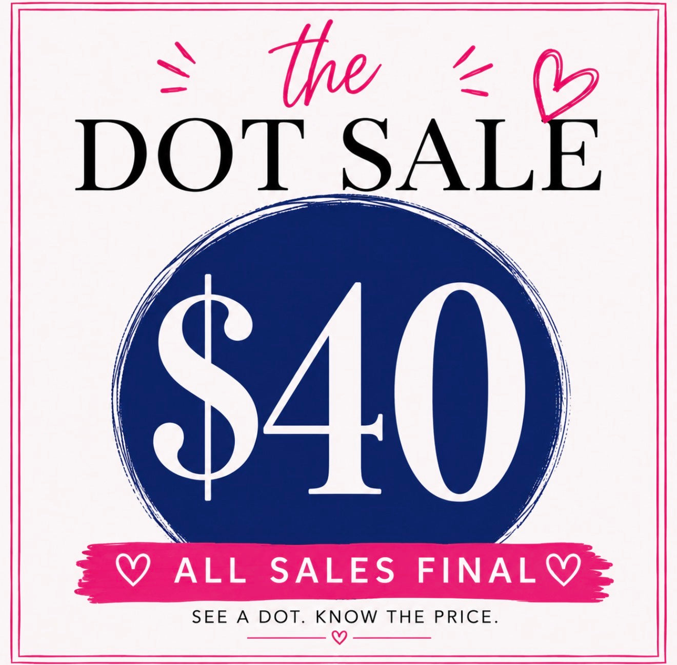 $40 SALE