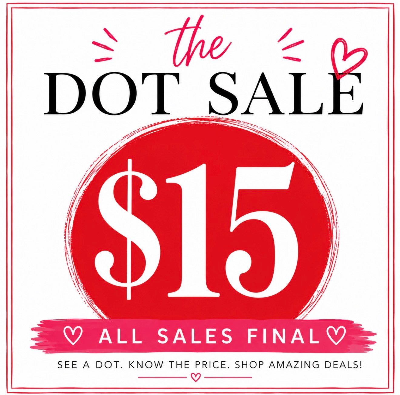 $15 SALE