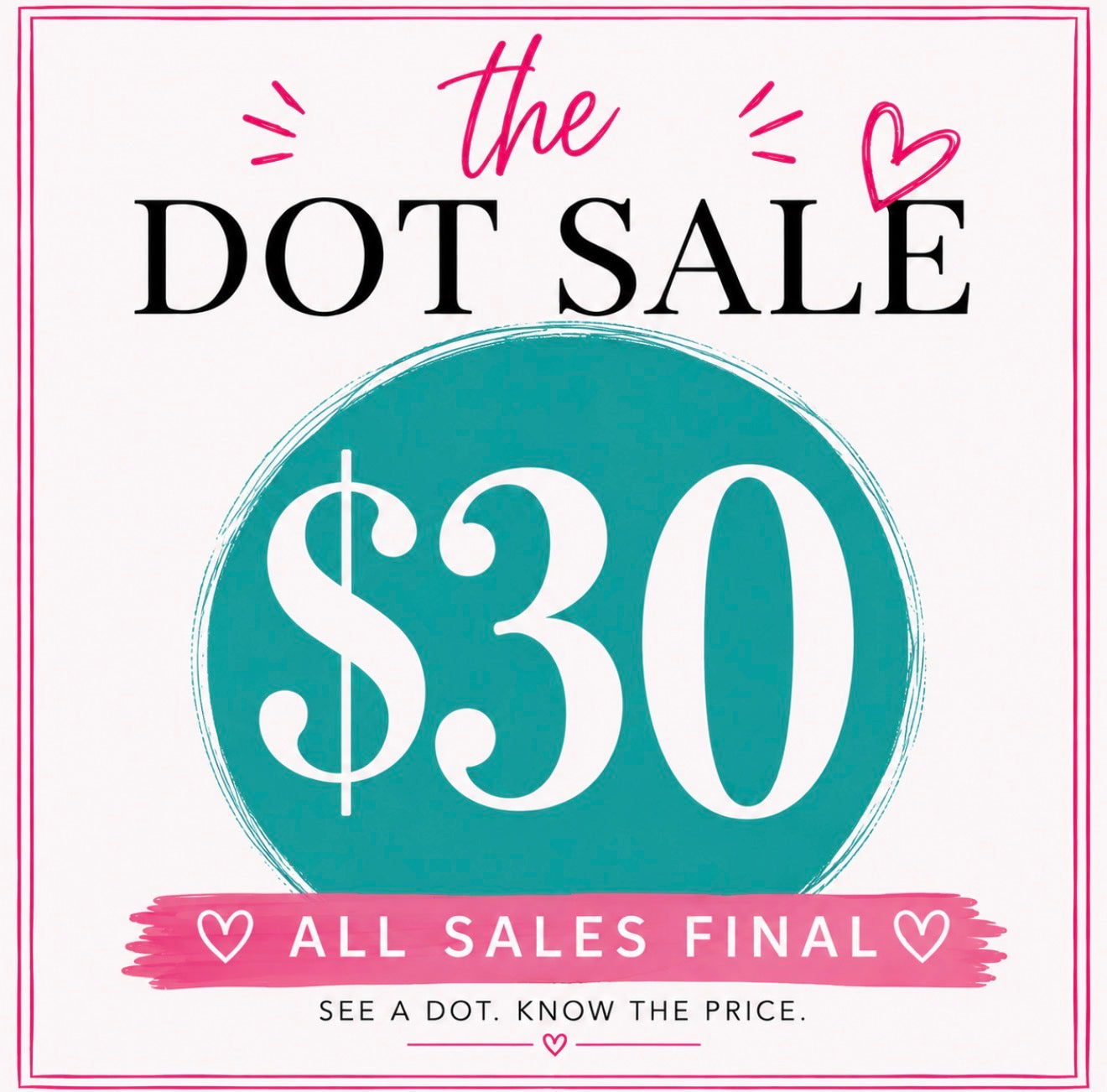 $30 SALE