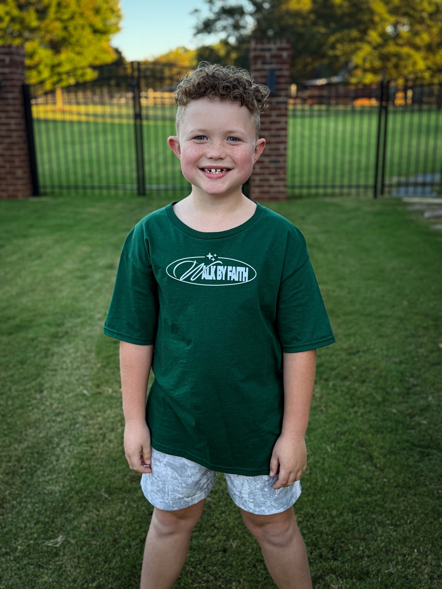 Walk By Faith Graphic Tee - KIDS