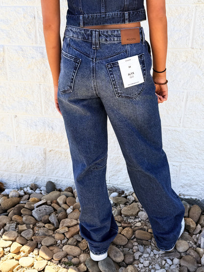 Hidden - ALYX -  Dark Wash 33" Inseam Baggy Jean