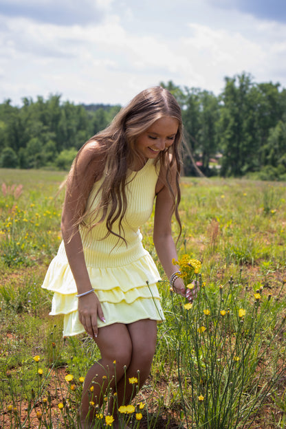 Yellow Sun Mini Dress