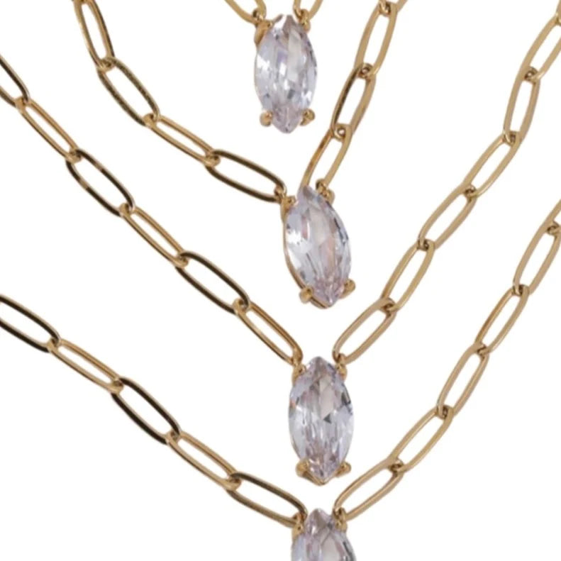 Chansutt Pearls - Gold & Diamond Pendant Necklace