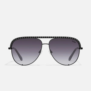 Quay Sunglasses - High Key Bling - BLACK