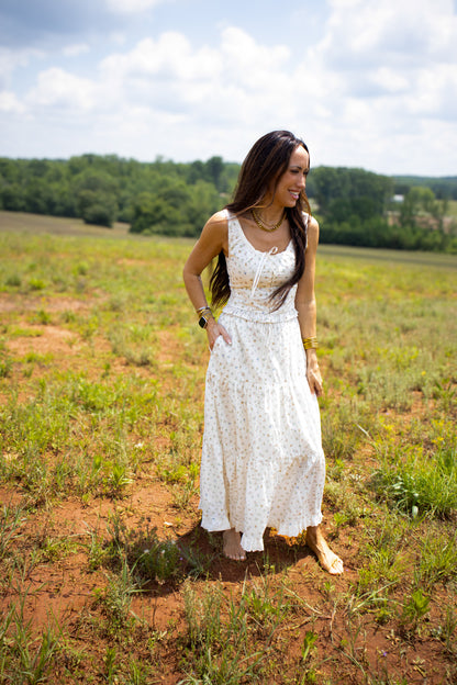 Vintage Floral Skirt Set