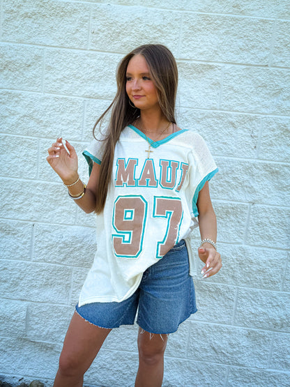 Free People - Hawaii Vibes Tee - IVORY