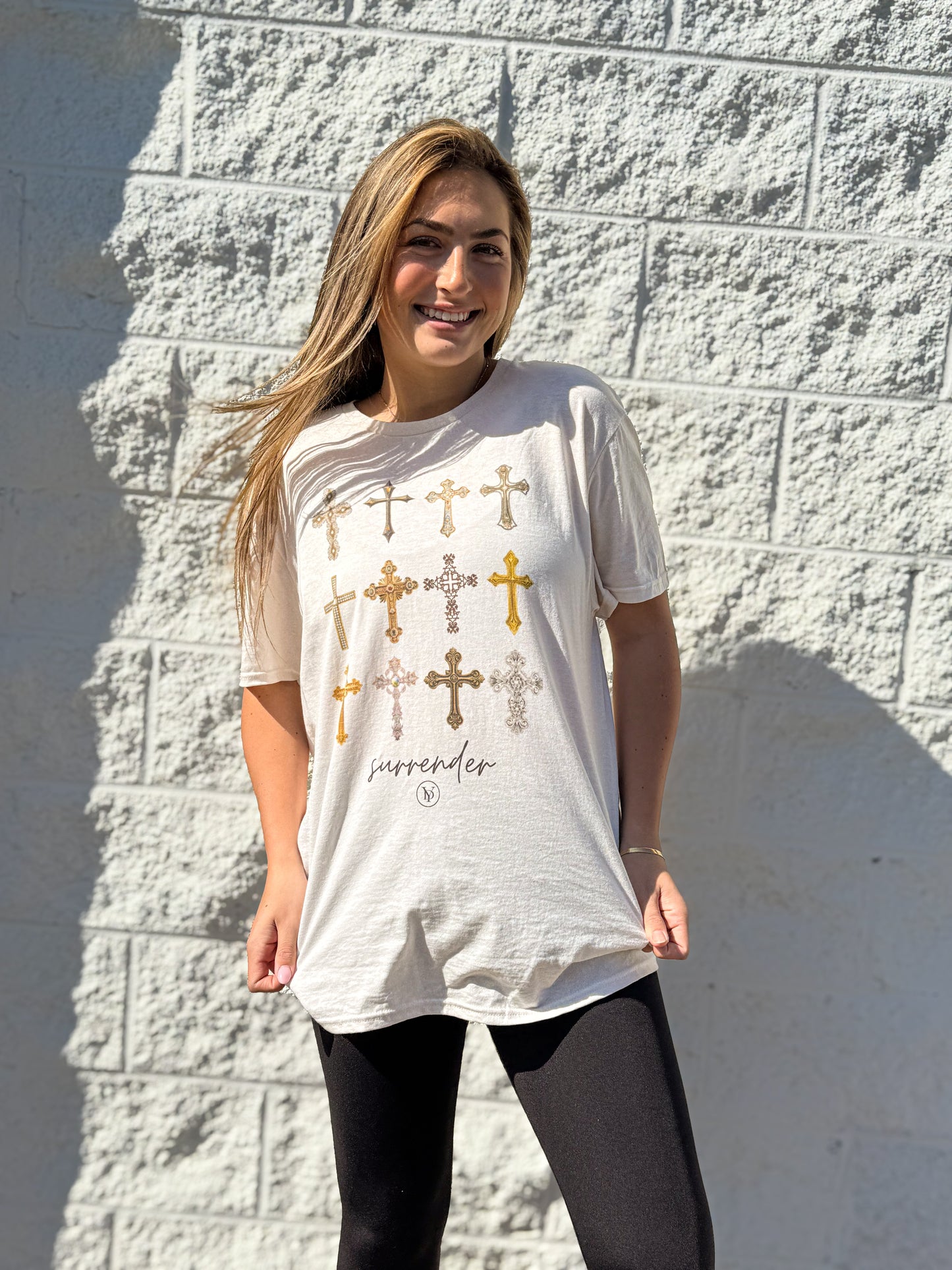 Surrender Cross Graphic Tee