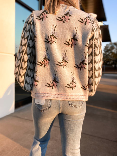 Queen of Hearts Sweater Top