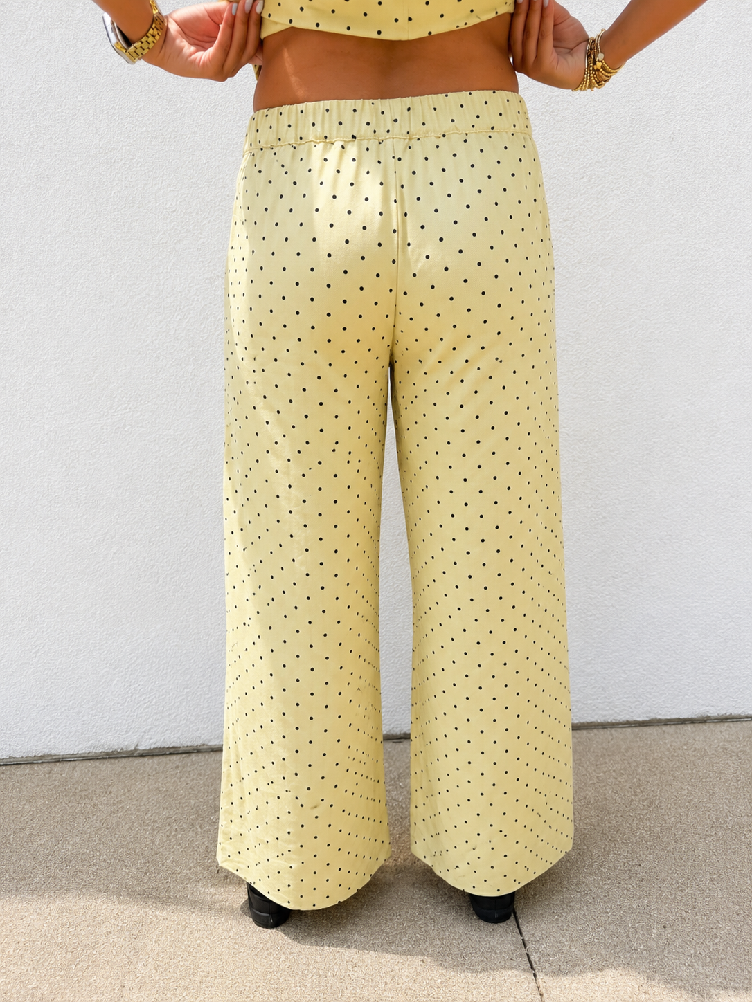 Pistachio Polka Dot Two Piece Set