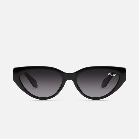 Quay Sunglasses - Narrow Down - BLACK