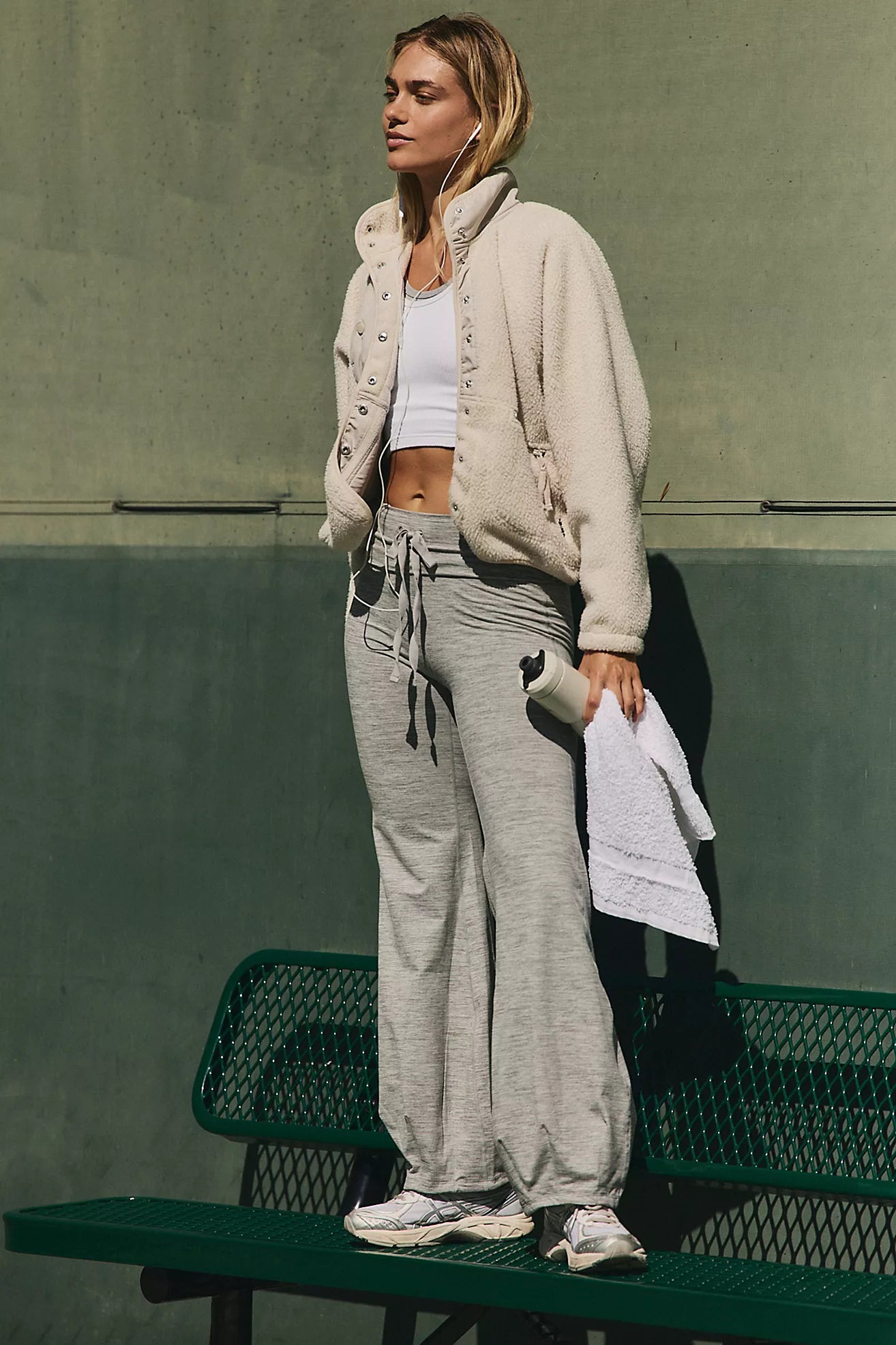 Free People - Quick Step Heather Bubble Pants - Heather Grey