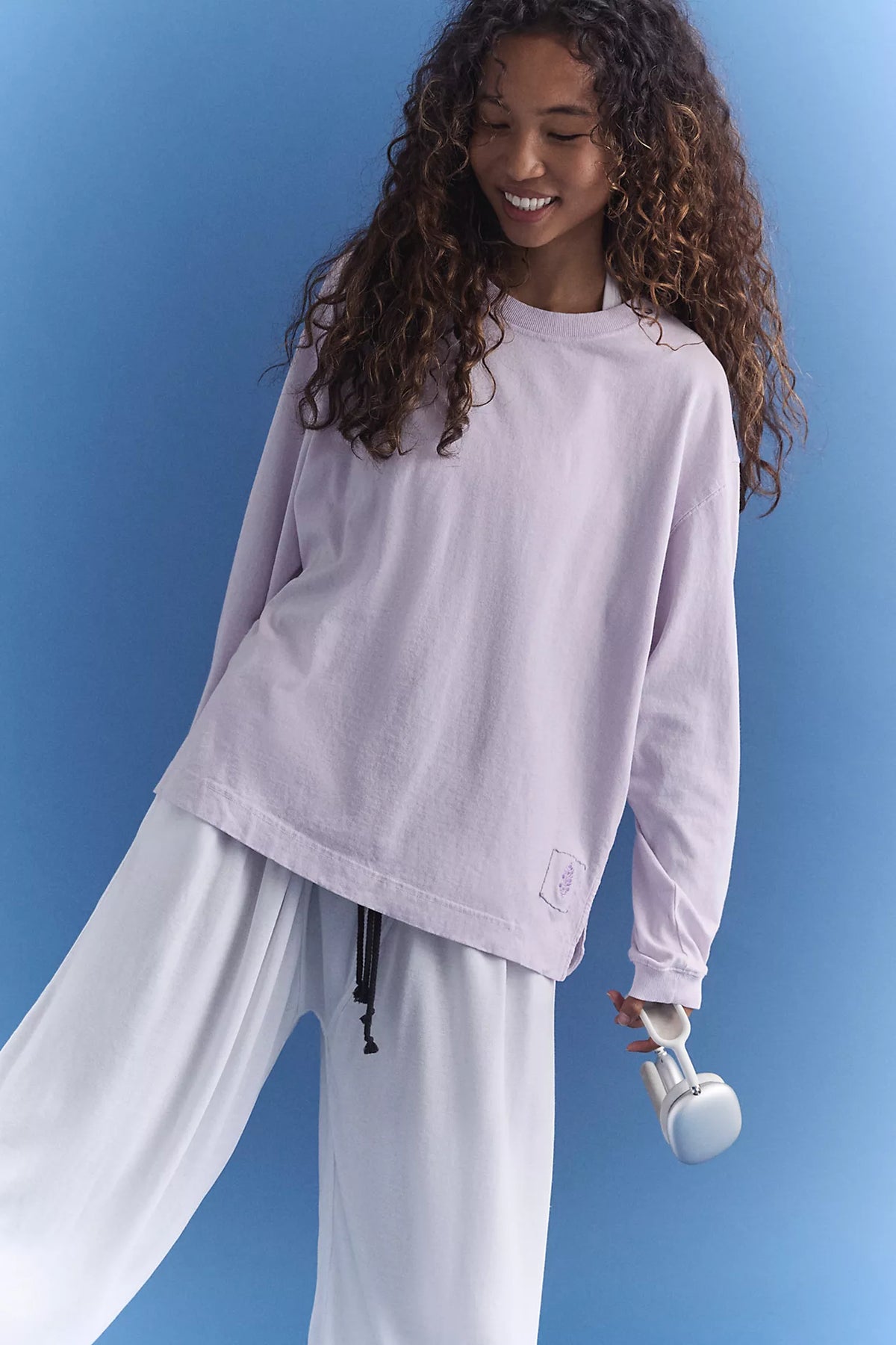 Free People - Hustle Layer - Cool Lilac