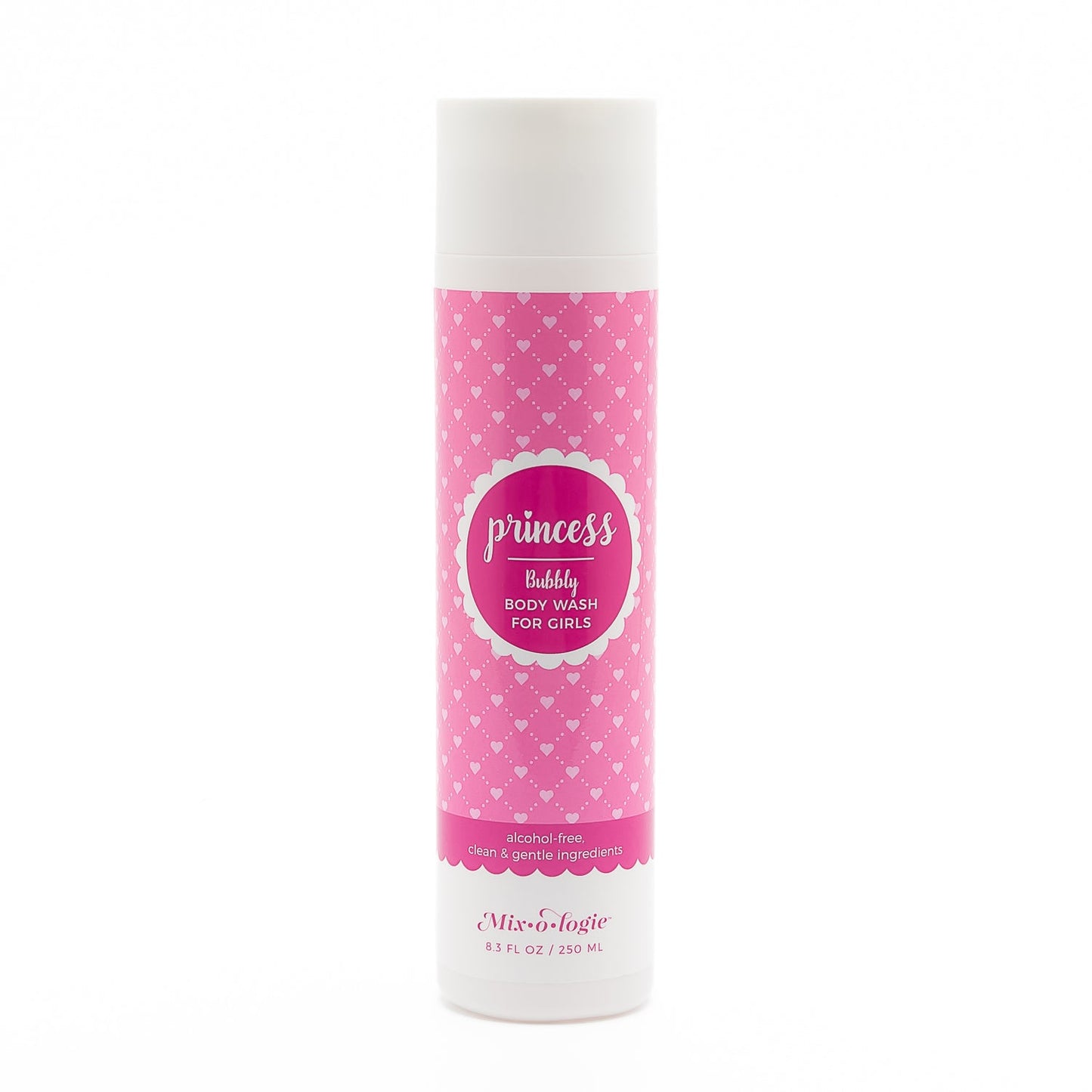 Mixologie Princess – bubbly body wash in a pink 8.3 fl oz bottle for girls/tweens