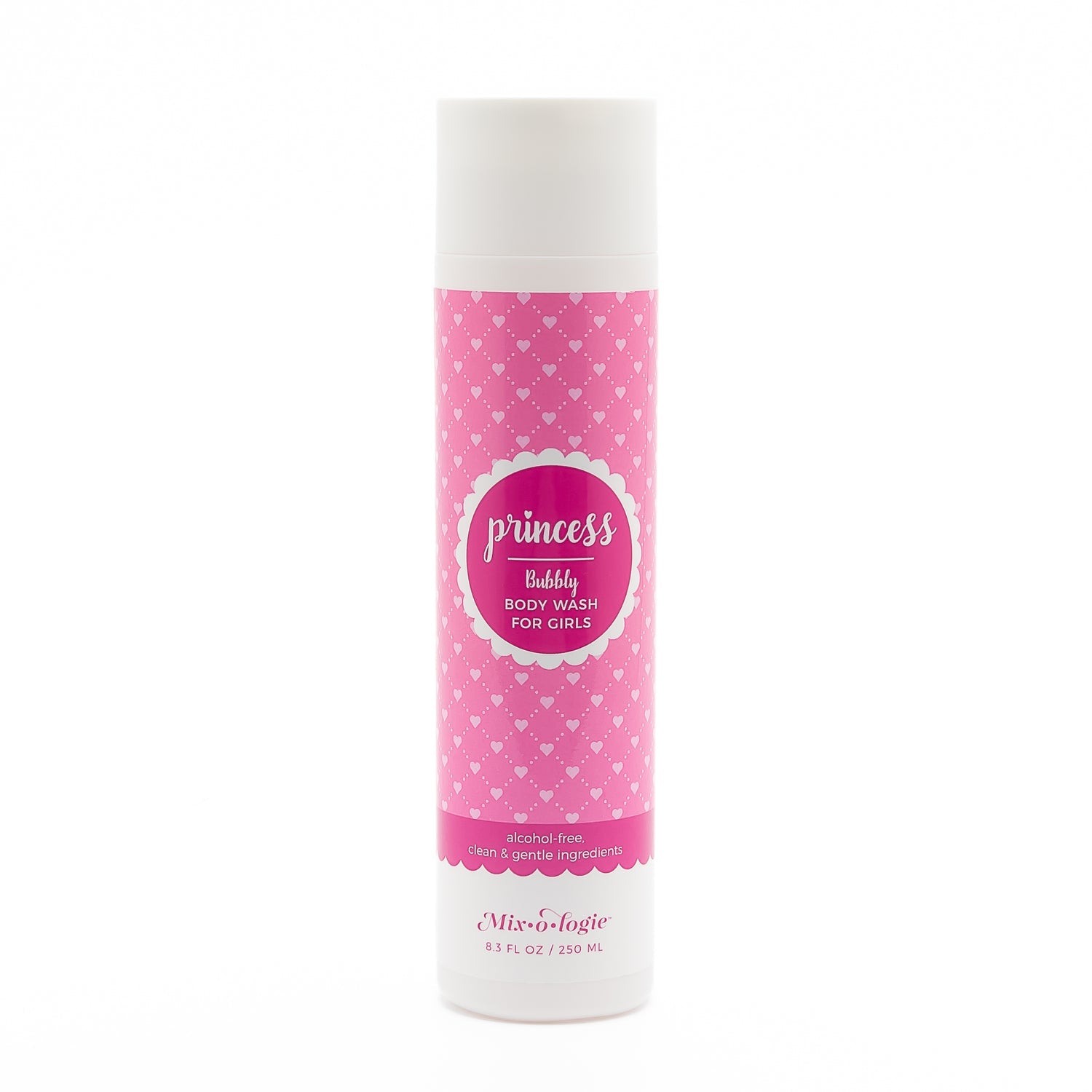 Mixologie Princess – bubbly body wash in a pink 8.3 fl oz bottle for girls/tweens