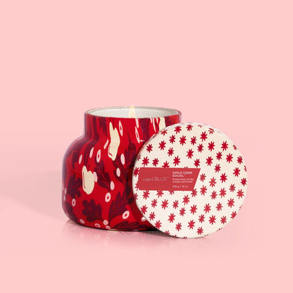 Capri Blue - Apple Cider Social Holiday Pattern Play Signature Jar, 19 oz