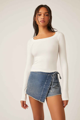 Free People - Must Have Scoop Layering - IVORY