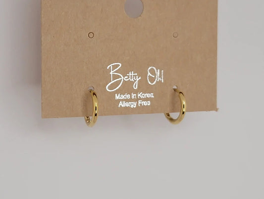 Everlasting Love Gold Huggies - MINI