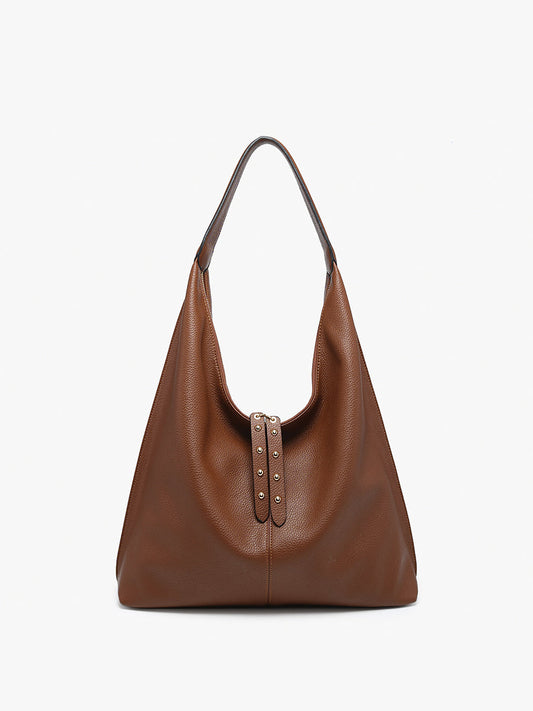 Tori Vegan Slouchy Hobo - BROWN