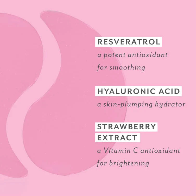 PATCHOLOGY - Serve Chilled - Rosé Hydrating & Smoothing Hydrogel Eye Patches -SINGLE