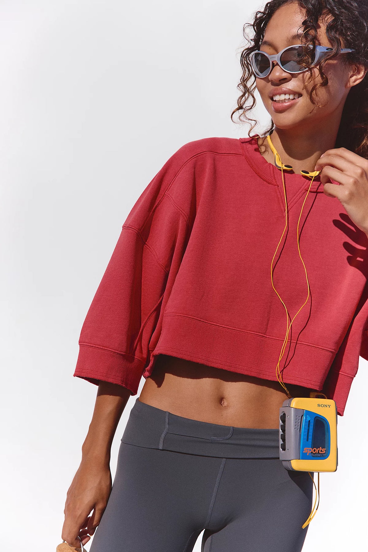 Free People - Intercept Short Sleeve Pullover - Candy Apple Red