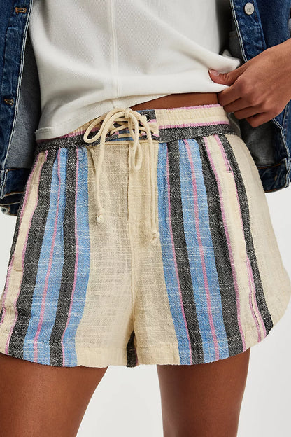 Free People - Kalli Board Shorts - SAND COMBO