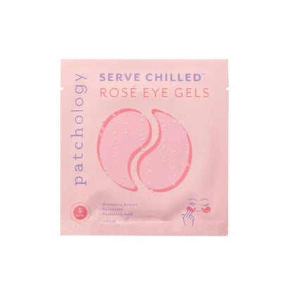 PATCHOLOGY - Serve Chilled - Rosé Hydrating & Smoothing Hydrogel Eye Patches -SINGLE