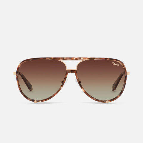 Quay Sunglasses - High Profile - Brown Tortoise