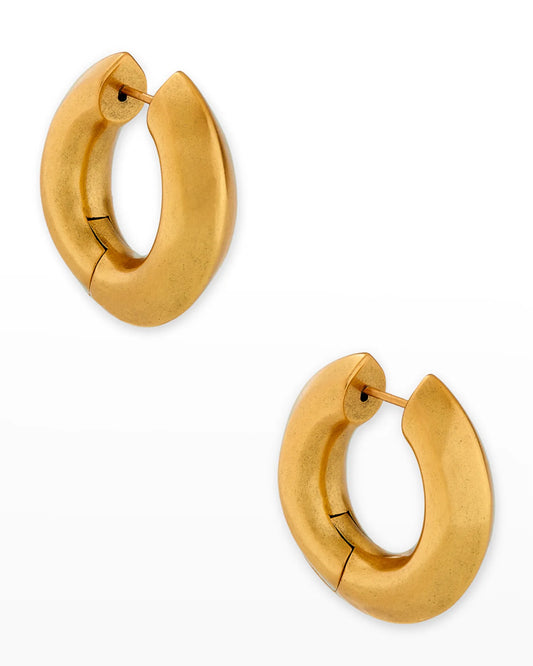 Kendra Scott Mikki Hoop Earrings- BIG - Gold-Plated