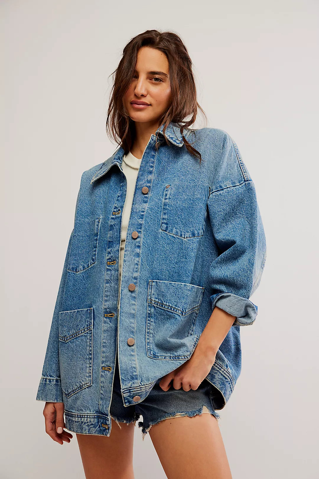Free People Avery Denim Jacket Yes Doll Boutique LLC