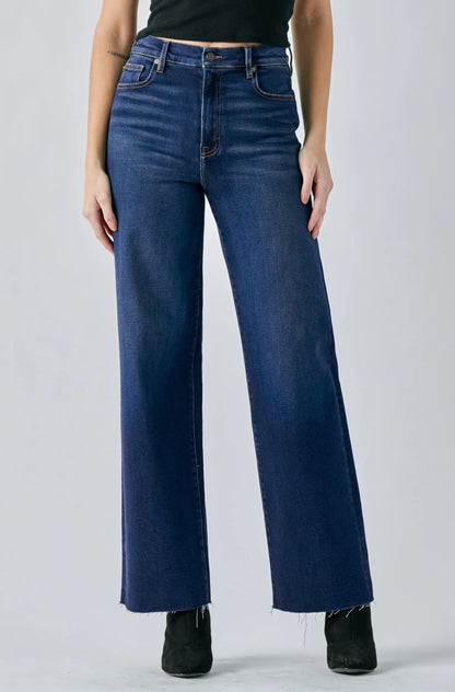 Hidden -Logan- Dark Wash High Waisted Dad Jean