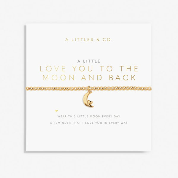 A Littles & Co. -  'Love You To The Moon And Back' Bracelet