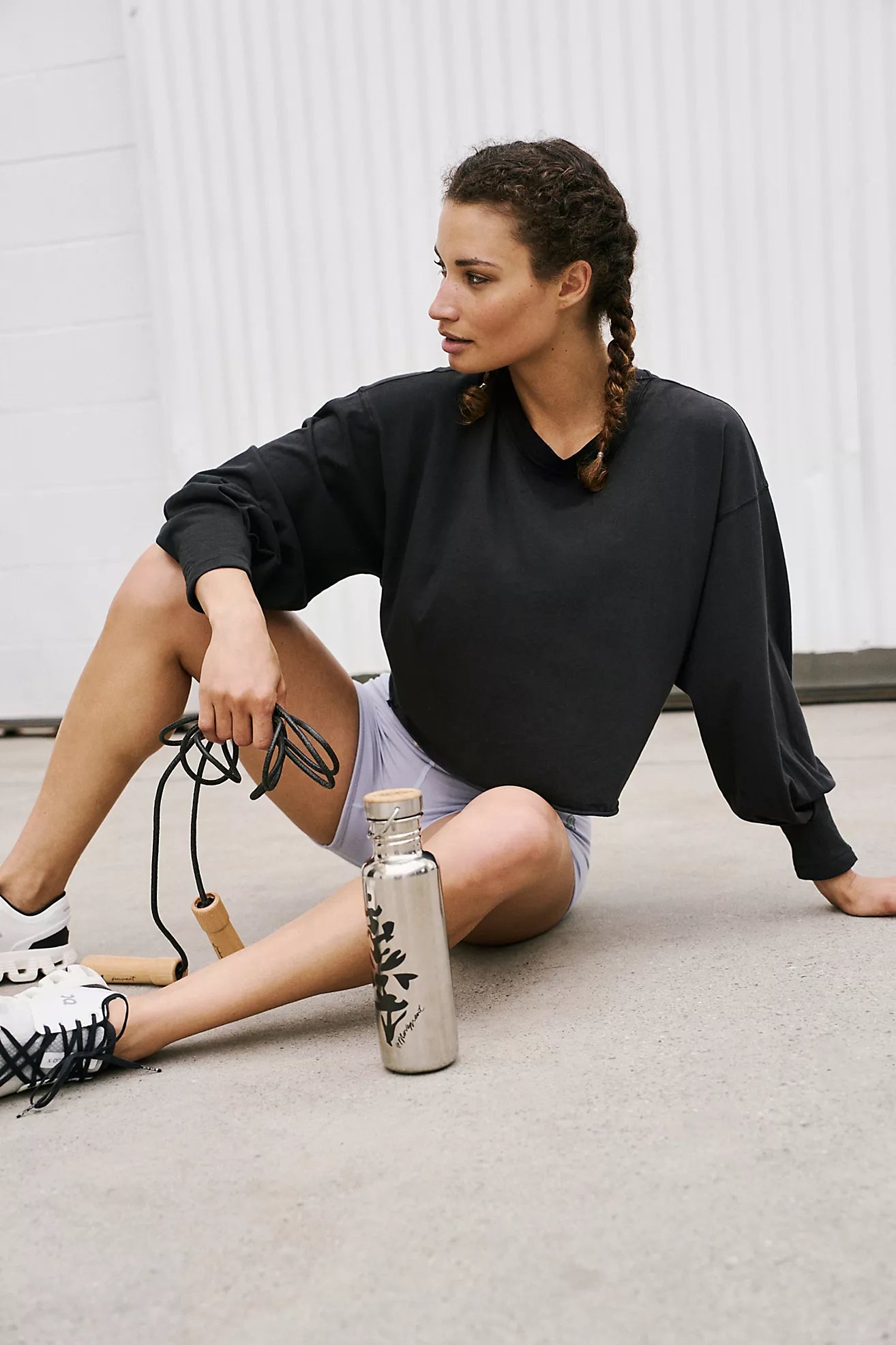 Free People - Inspire Layer Tee - BLACK