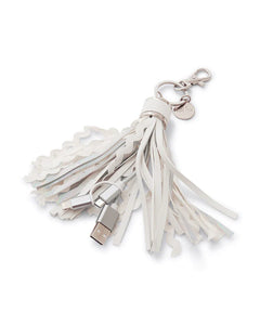Snow Much Fun Charging Tassel Keychain for Iphone or Android