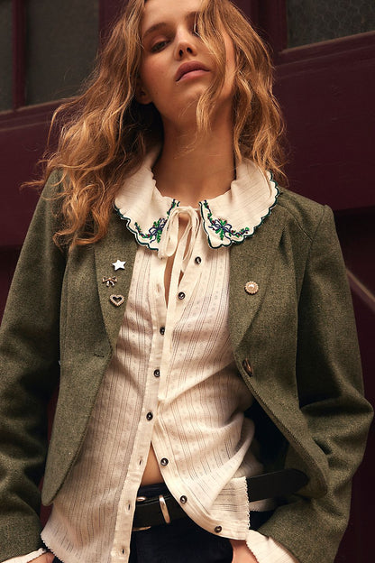 Free People - Juniper Long Sleeve Cardi - IVORY