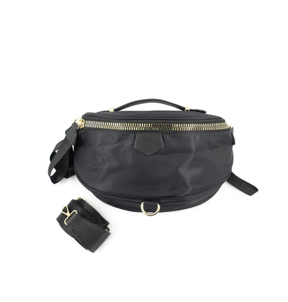 Carter Nylon Bum Bag - BLACK