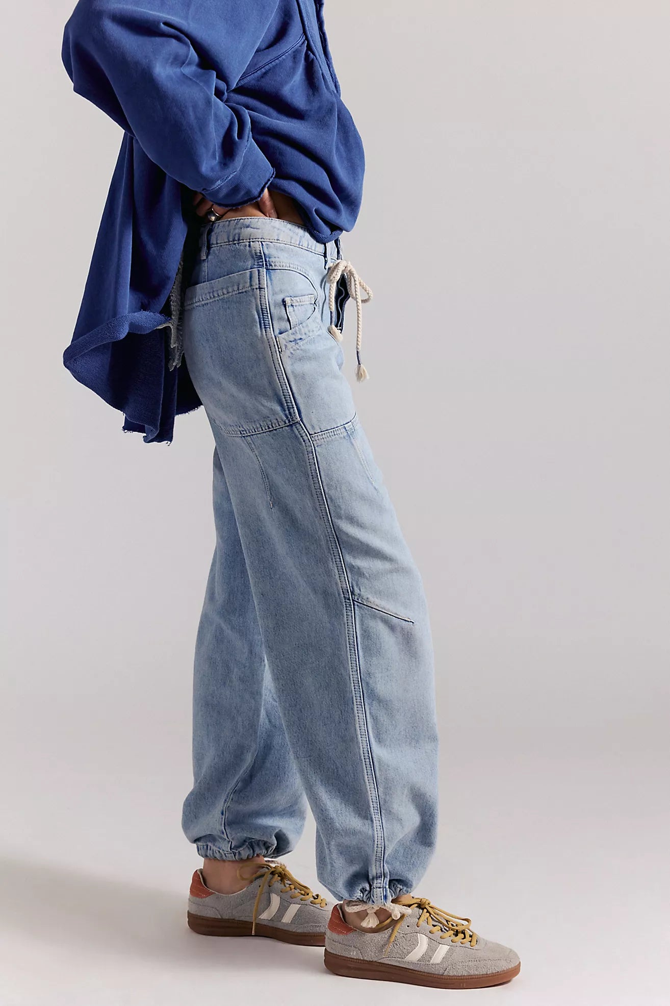 Free People - Love Language Pull-On Jeans - NO DRAMA