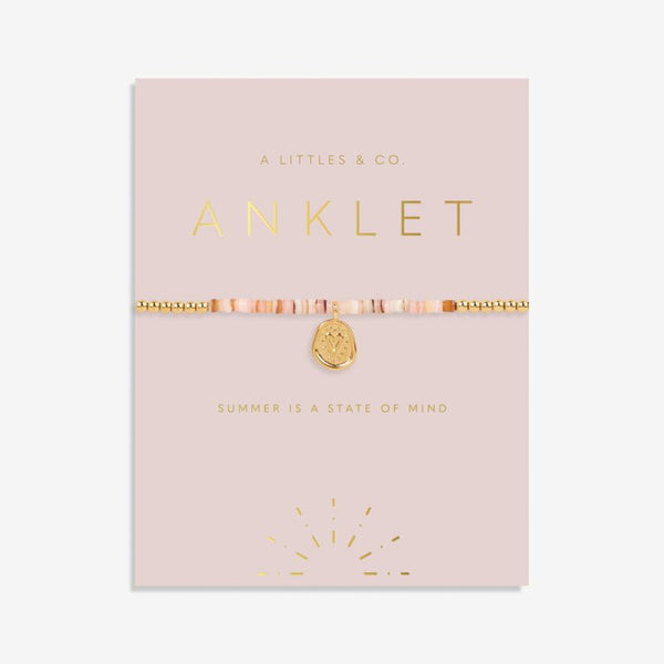 A Littles & Co. - Pink Shell Anklet