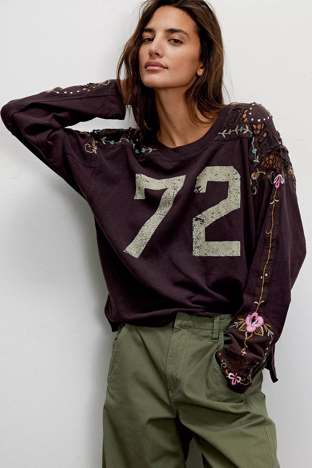Free People - Lilth Tee - CHOCOLATE