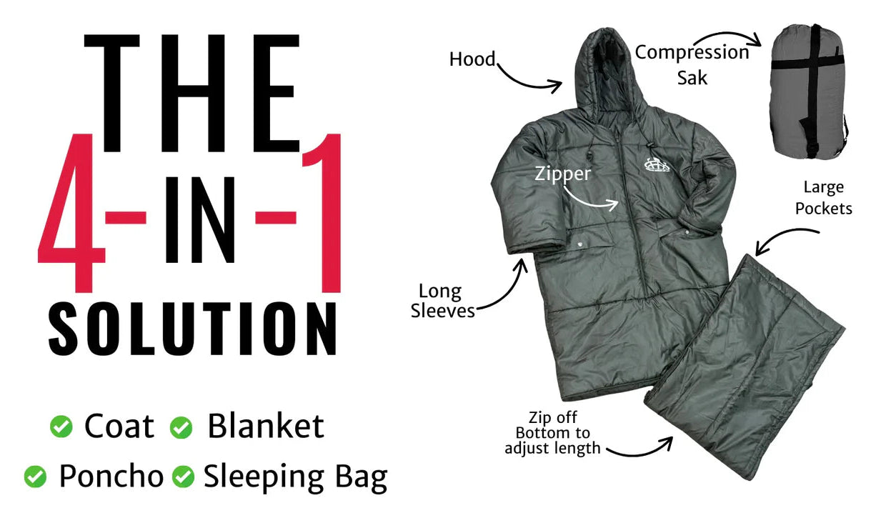 Ultimate Stadium Sak - BLACK (S-XL)