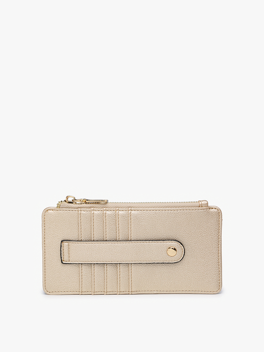 Saige Vegan Wallet - GOLD